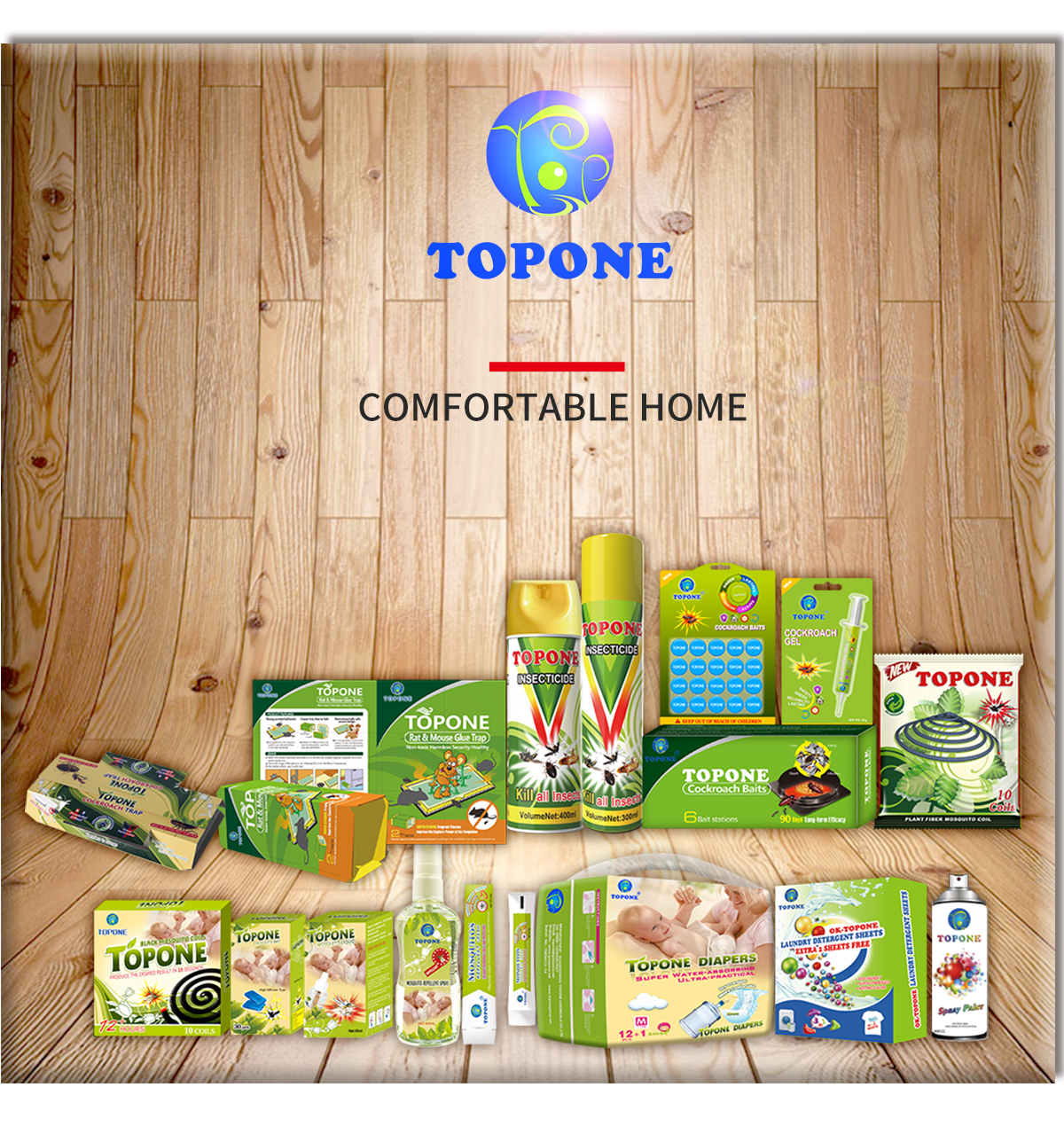 Topone vollständige Produktpalette