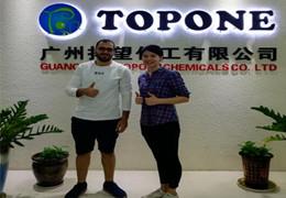 Willkommene Kunden aus Ägypten besuchen Topone Company.