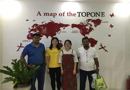 Willkommene Kunden aus Bengalen besuchen TOPONE Company