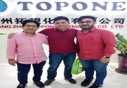 Willkommene Kunden aus Bengalen besuchen Topone Company