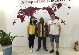 Willkommene Kunden aus Angola besuchen Topone Company.