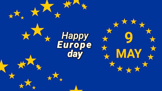 Europa-Tag-jährlicher öffentlicher Freizeit-Freizeit-Mai-9-May-by-European-Union-European-Union-Flag_551880-1242